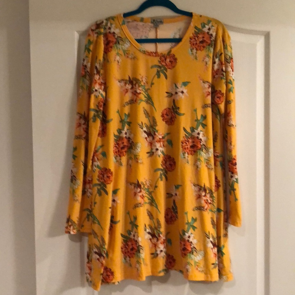 Marigold Floral Tunic